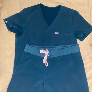 Figs Caribbean Blue Scrubs